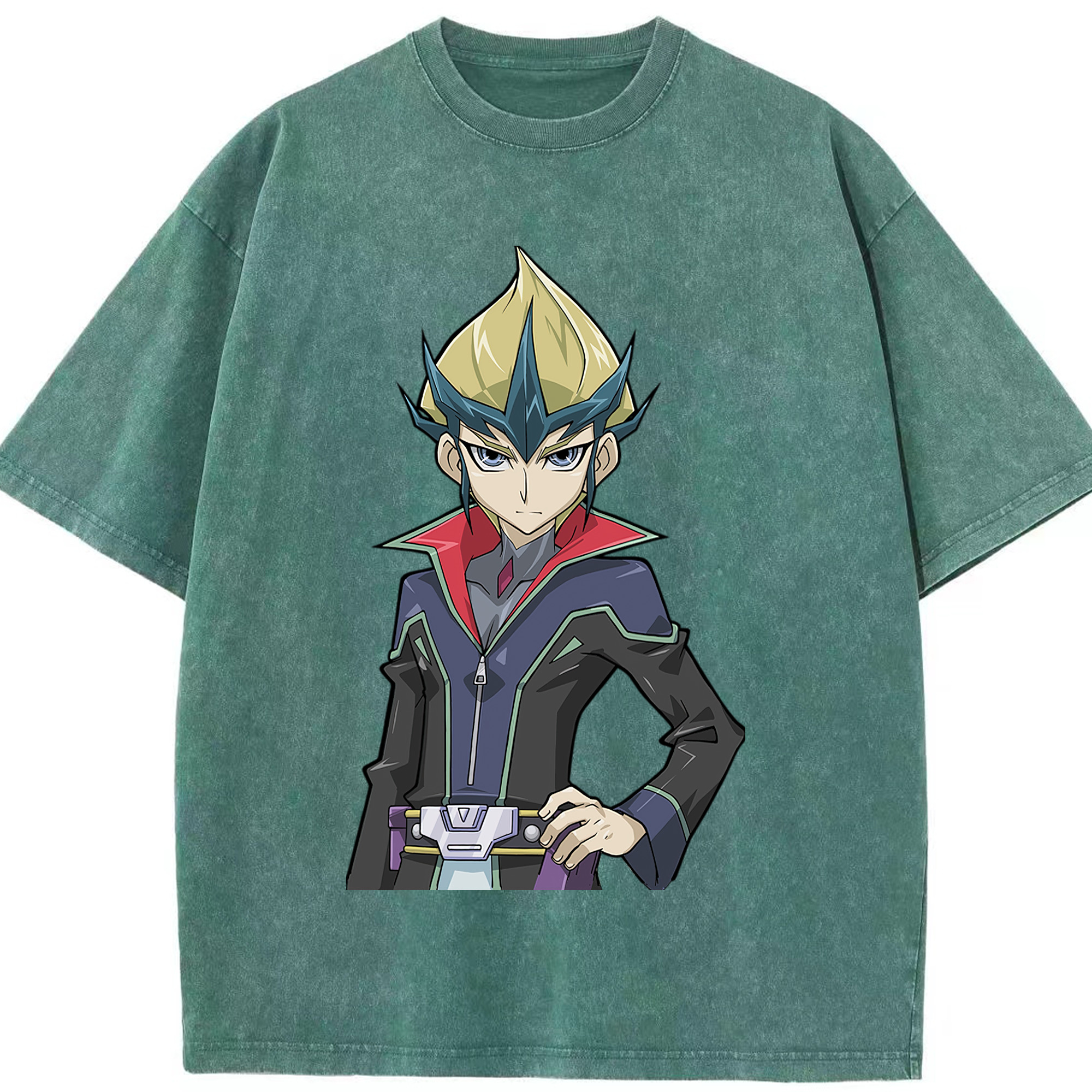 （画像用） 遊☆戯☆王 Yu-Gi-Oh! 綿100% ヴィンテージ風 半袖Tシャツ（フロントプリント）
